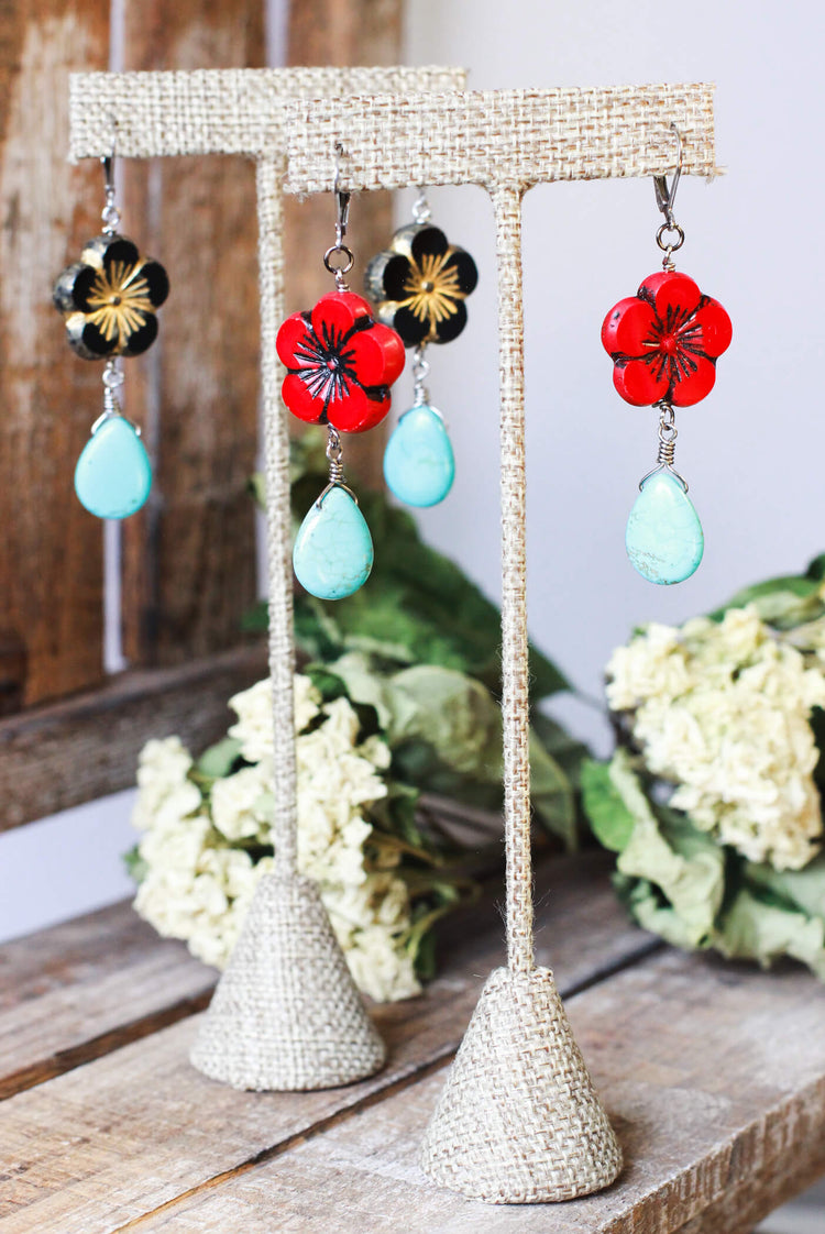 Bold Flower Earrings