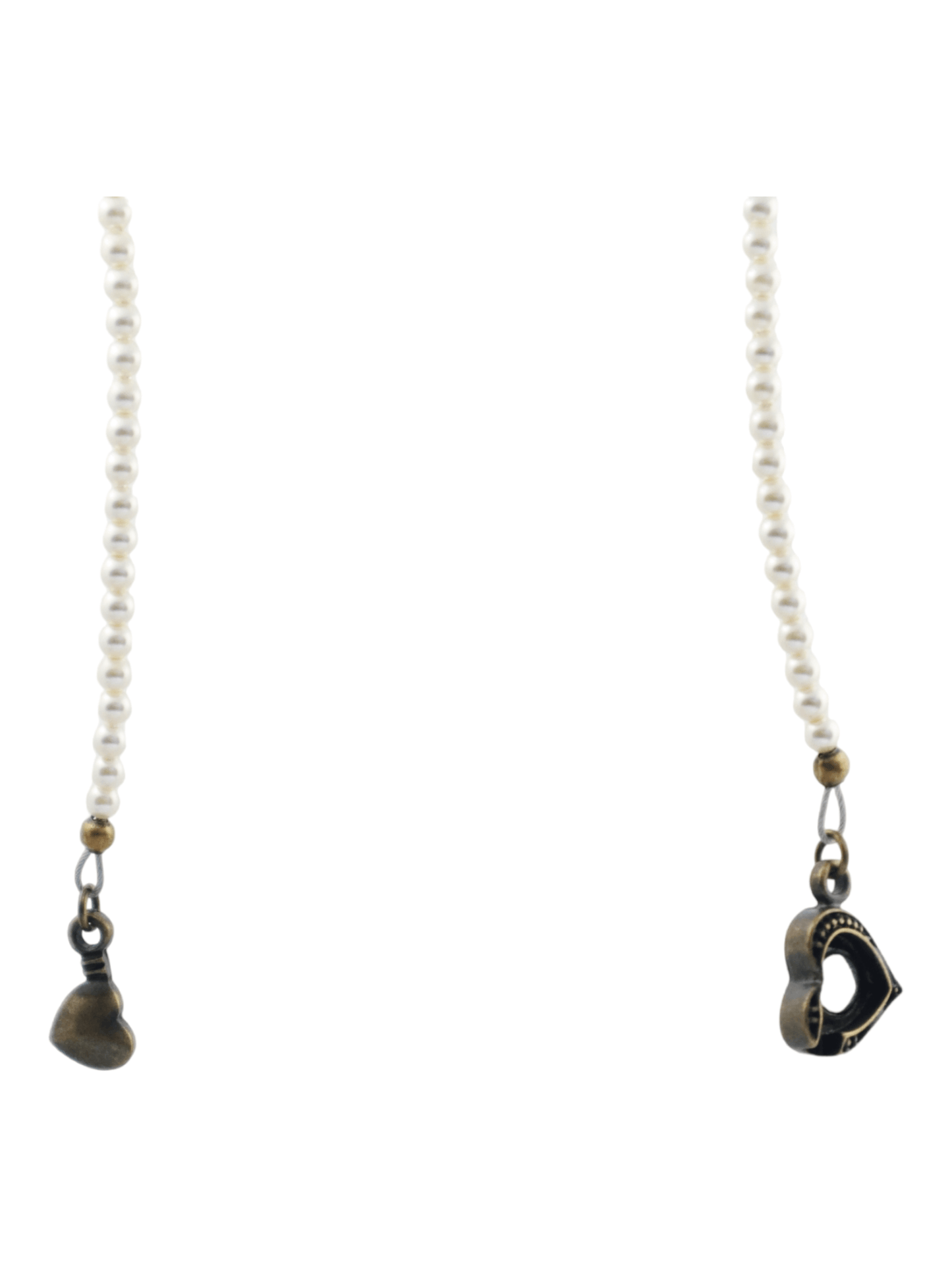 Vintage-Inspired-Gold-Heart-Pearl-Necklace---MAGNETIC-HEART-CLASP---Kaleidoscopes-And-Polka-Dots