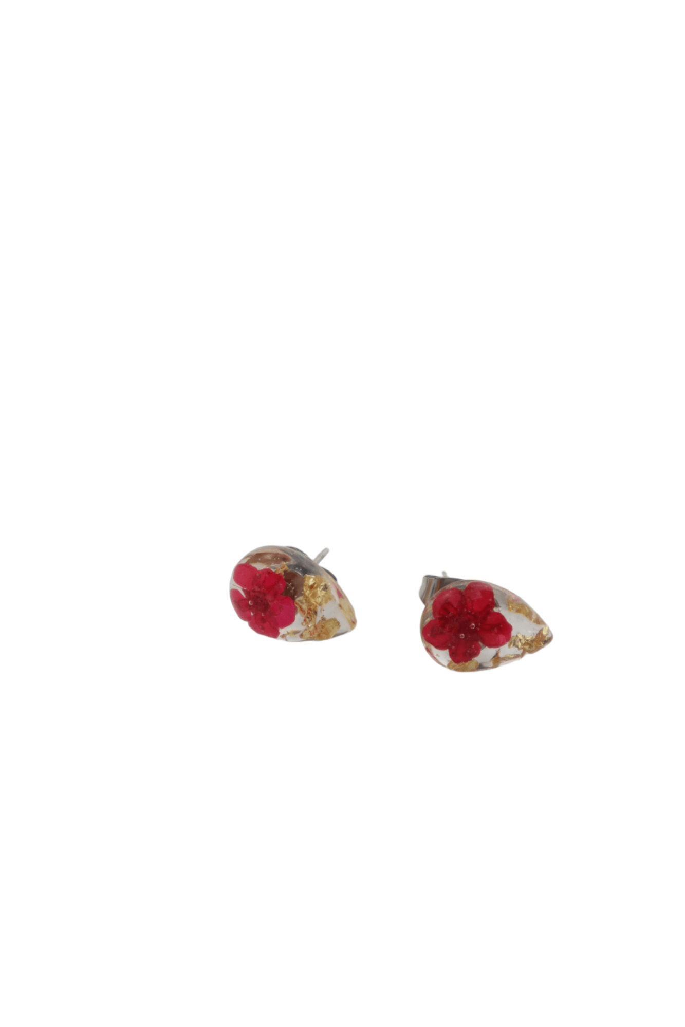 Flower-jewelry---resin-flower-earrings---flower-jewelry---Kaleidoscopes-And-Polka-Dots