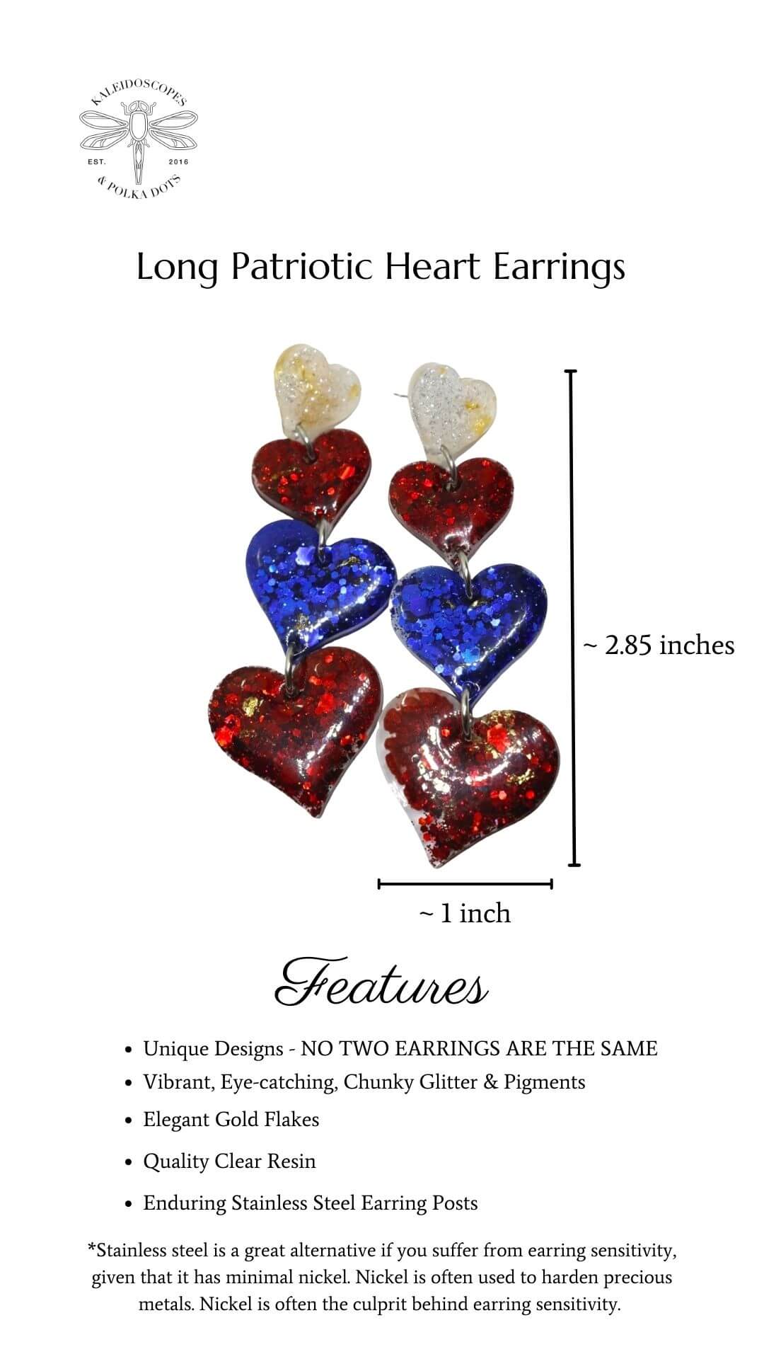 long-heart-patriotic-earrings---long-earrings---red-white-and-blue-earrings---kaleidoscopes-and-polka-dots