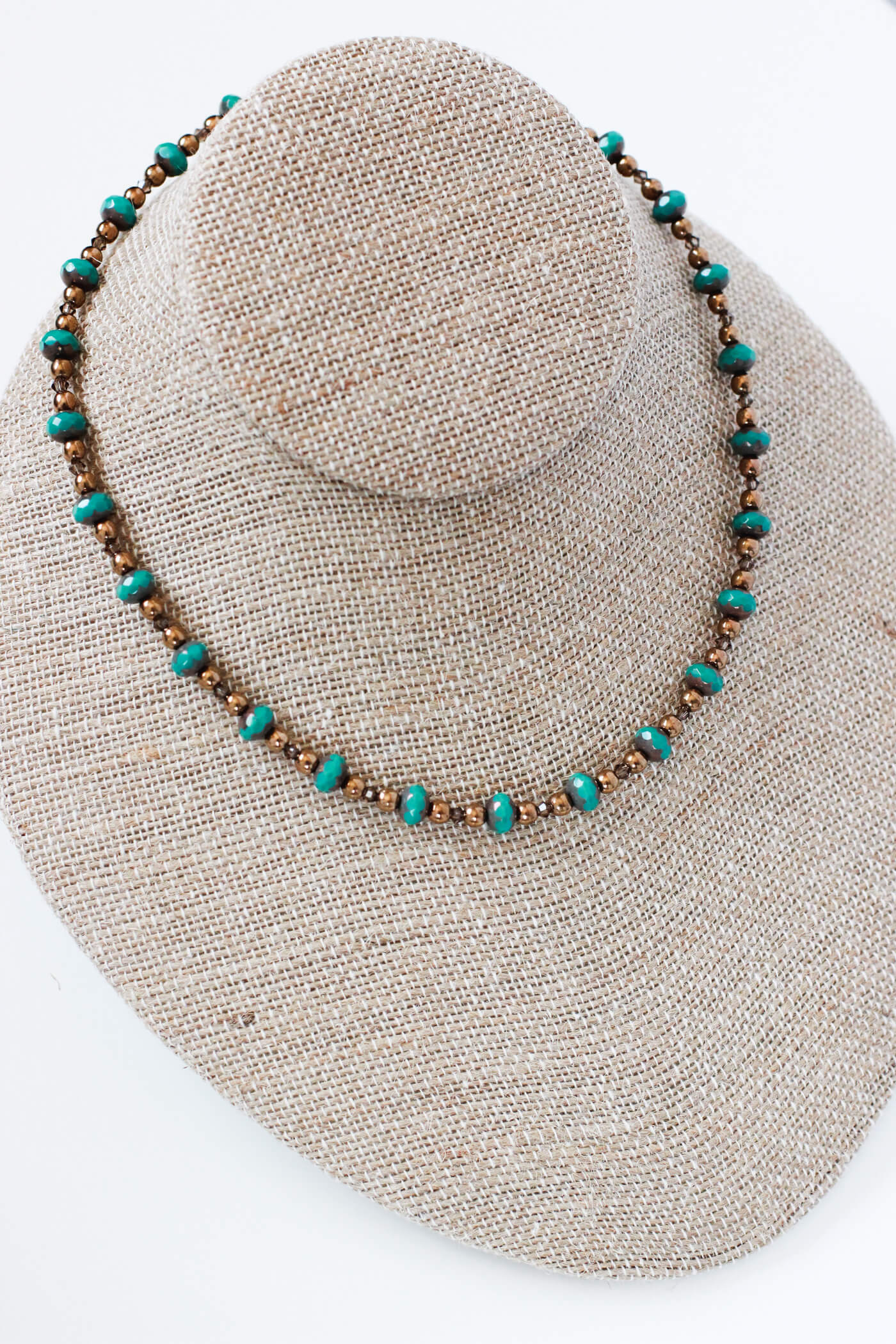 Fall Necklace - Designer Beaded Jewelry by Kaleidoscopes And Polka Dots