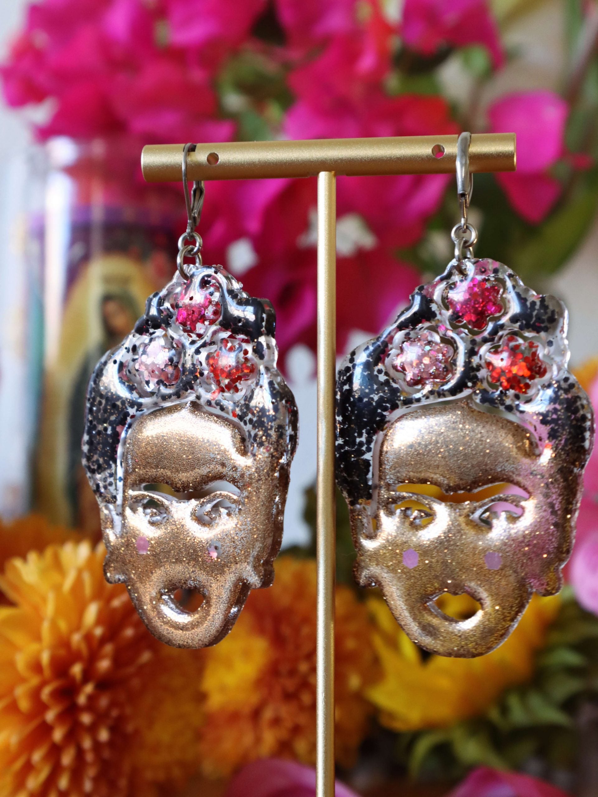 FRIDA KAHLO Earrings – Tina Tarnoff