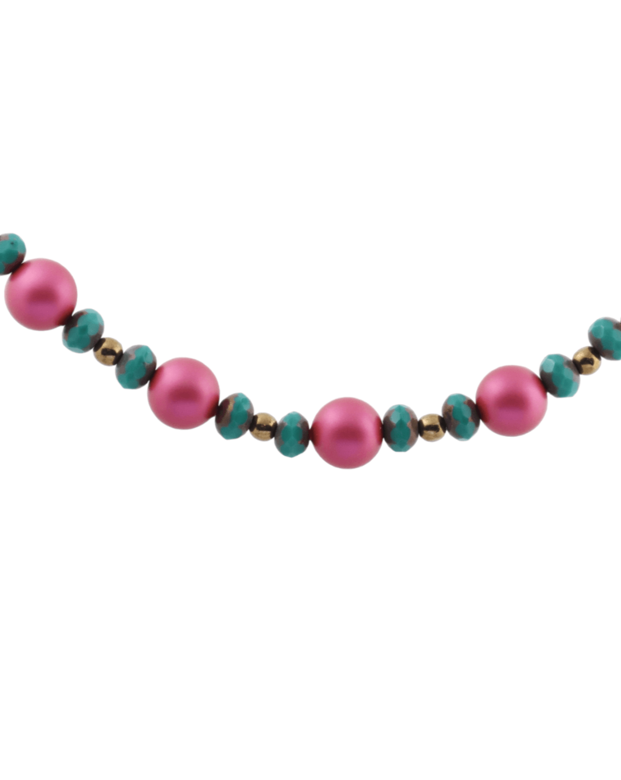 Unheated hot pink ruby necklace - Anpé Atelier CPH