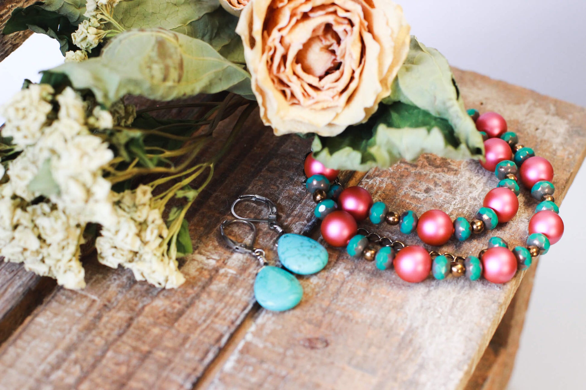 Handmade Vintage-Inspired Jewelry | Mexican-style designer jewelry by Kaleidoscopes And Polka Dots