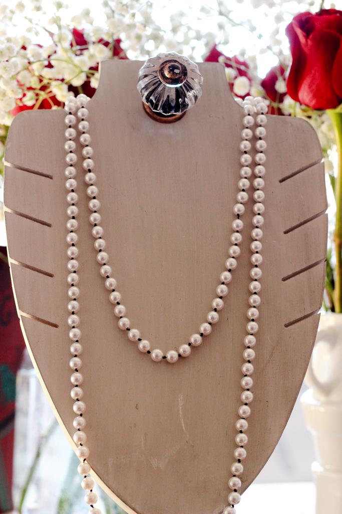 Long Pearl Beaded Necklace by Kaleidoscopes And Polka Dots