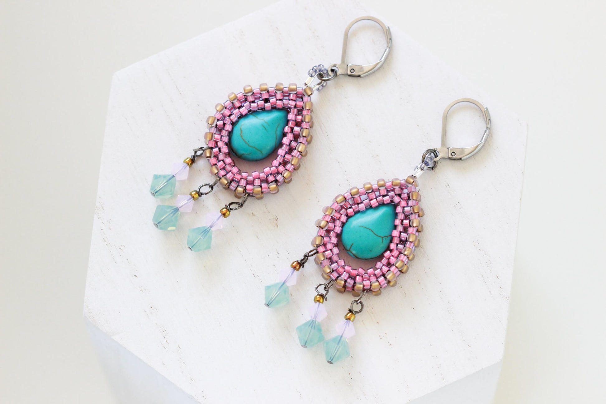 Mexican Style Earrings - Dia De Los Muertos Earrings by Kaleidoscopes And Polka Dots