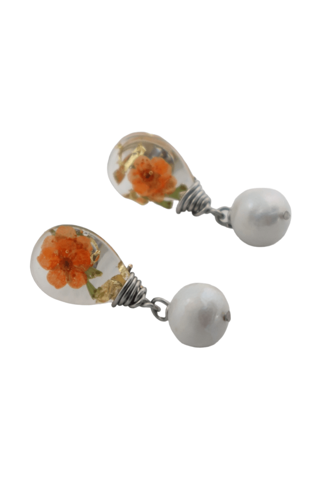 Pearl-drop-earrings-for-wedding-flower-jewelry-Kaleidoscopes-And-Polka-Dots