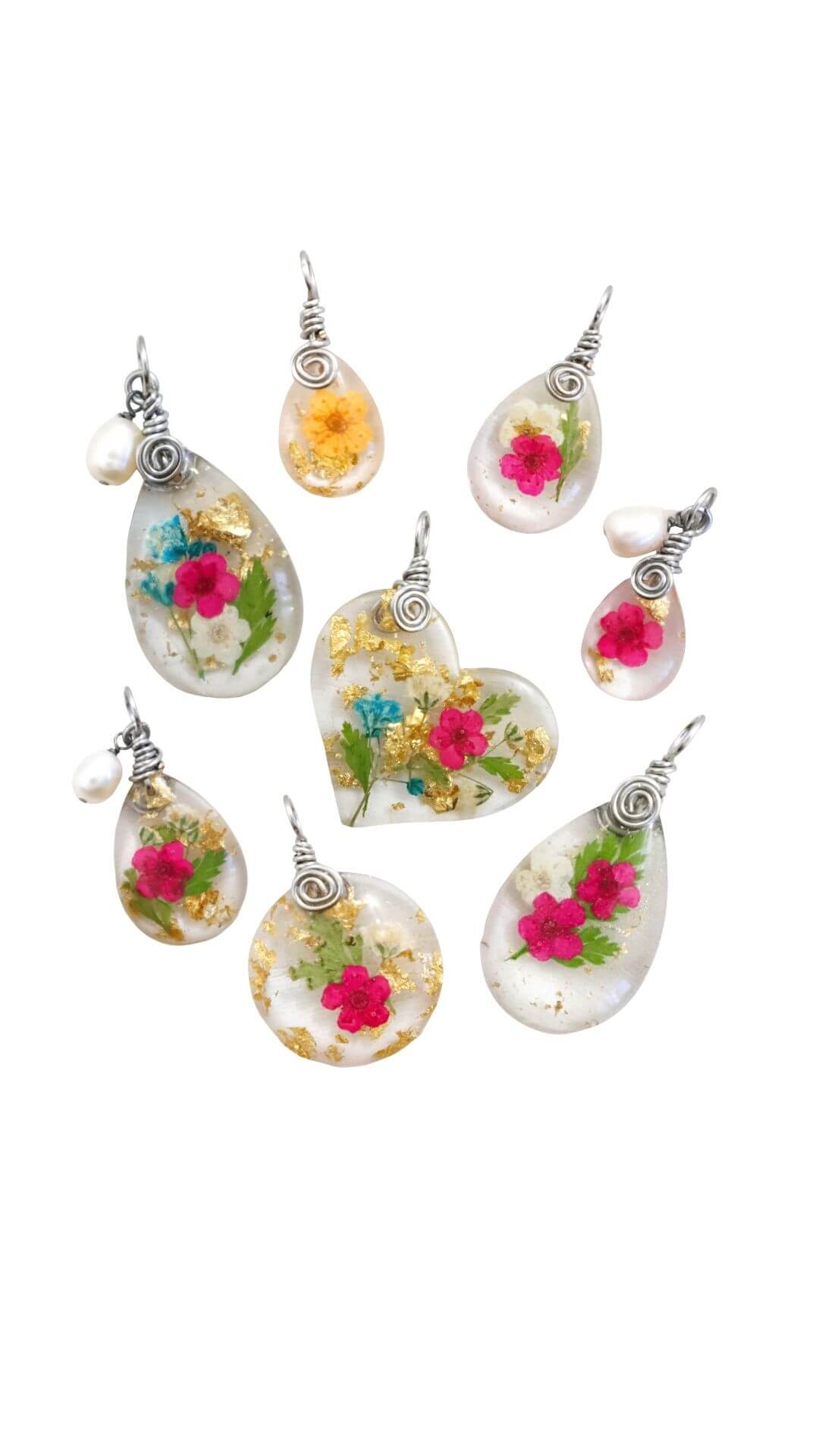 Pressed-Flower-Jewelry-Pendants-Real-Flower-Jewelry-Kaleidoscopes-And-Polka-Dots