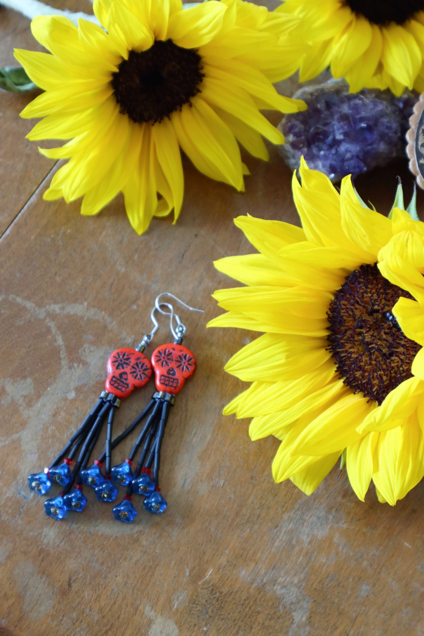 red-sugar-skull-tassel-earrings-for-day-of-the-dead-dia-de-muertos-by-kaleidoscopes-and-polka-dots