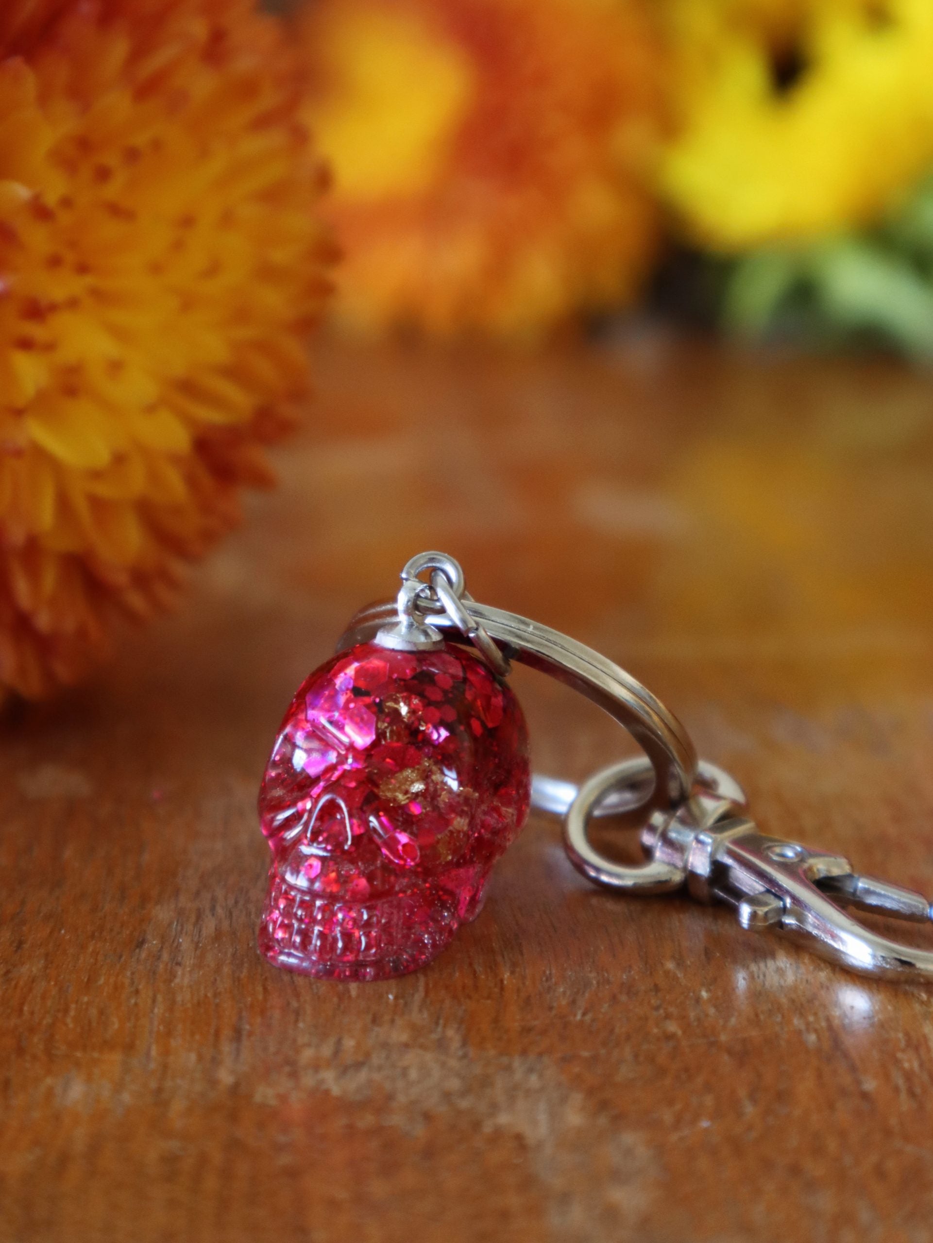 Pink Skull Necklace