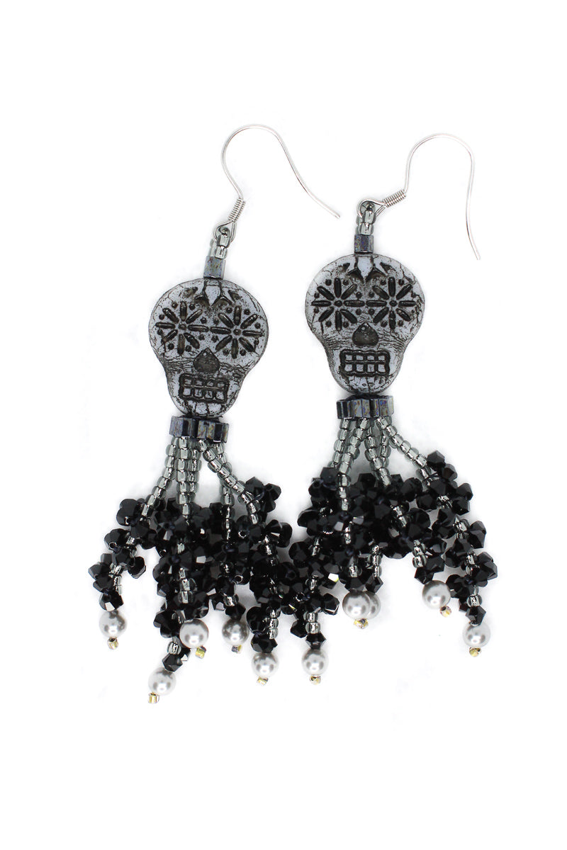 black-sugar-skull-earrings-with-black-crystal-tassels
