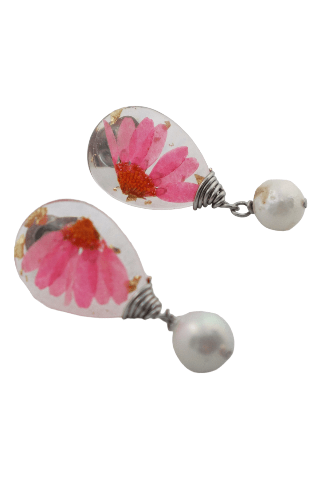Wedding-earrings-with-pearls-flower-jewelry-romantic-jewelry-Kaleidoscopes-And-Polka-Dots