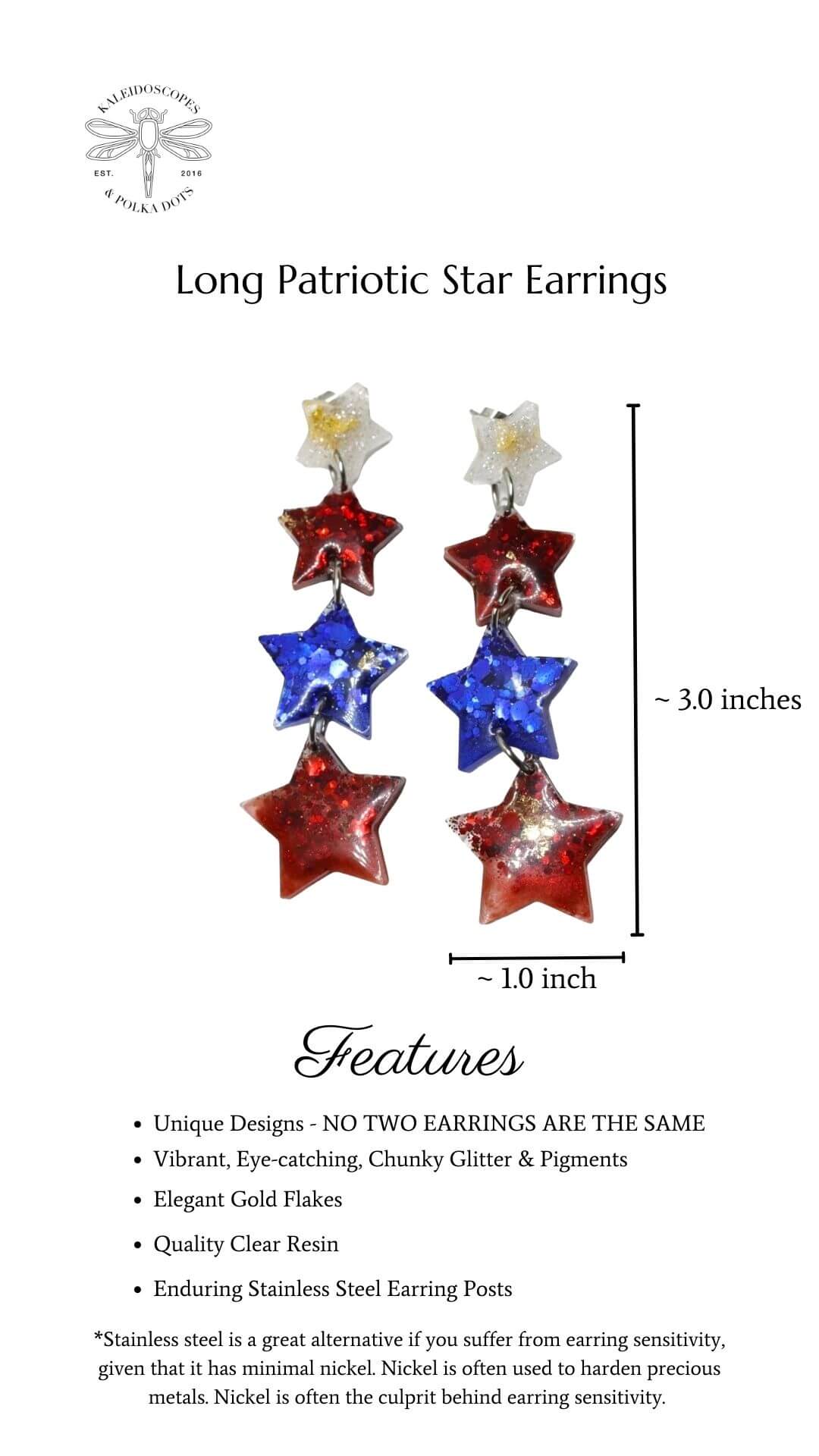long-patriotic-star-earrings---long-earrings---red-white-and-blue-earrings---kaleidoscopes-and-polka-dots