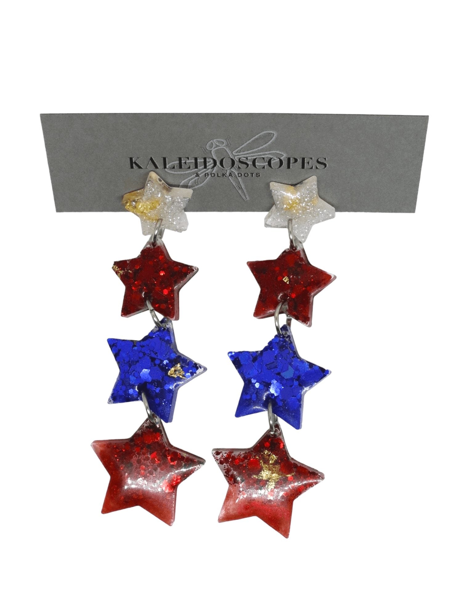 long-patriotic-star-earrings---star-patriotic-stud-earrings---red-white-and-blue-jewelry---kaleidoscopes-and-polka-dots