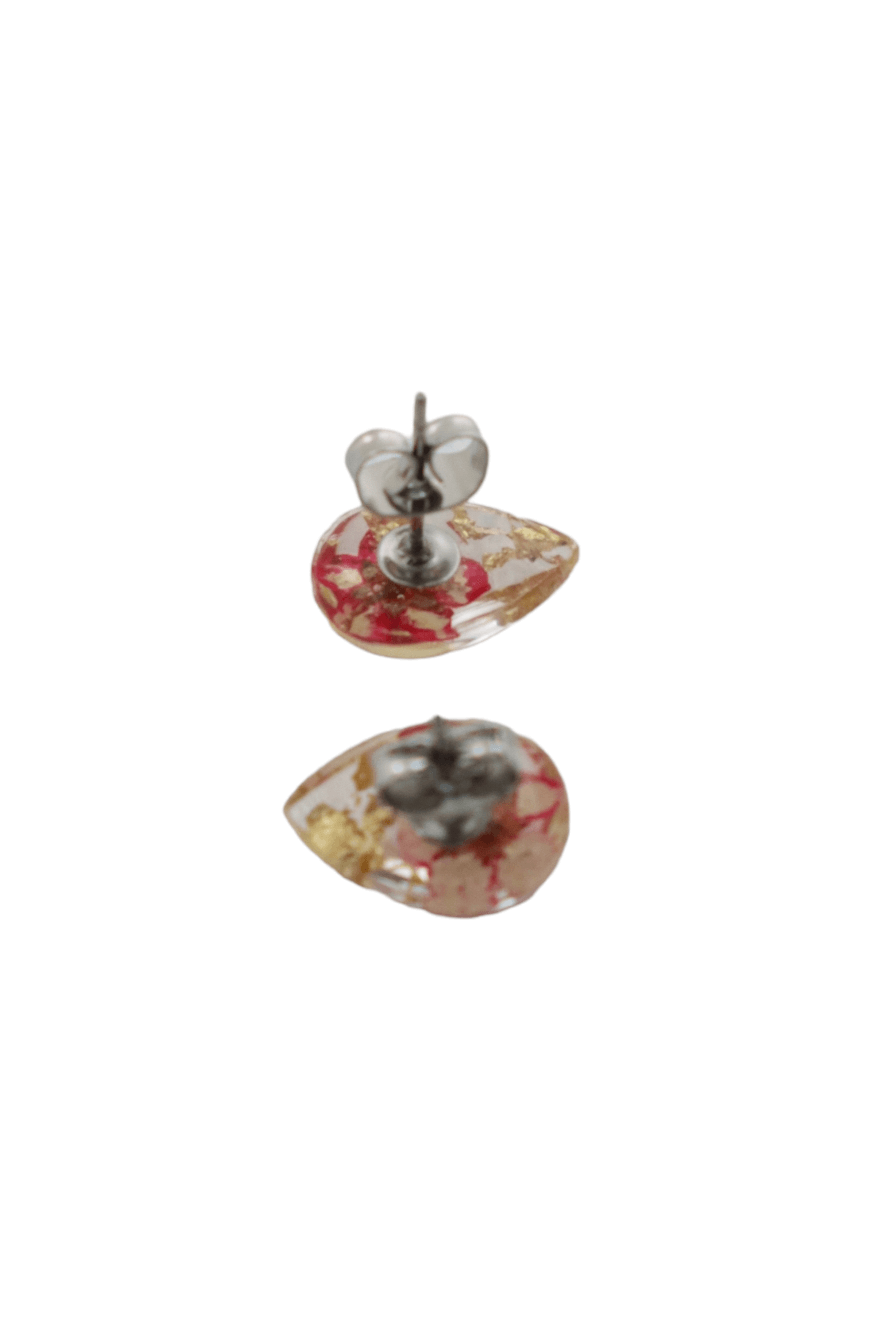 Stud-earrings-hypoallergenic---stud-earrings-small---flower-jewelry---Kaleidoscopes-And-Polka-Dots